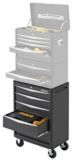 Mastercraft 26-in 6 Drawer Black Cabinet