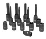Douilles Torx pour cl� � chocs Mastercraft, 14 pces