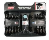 Maxtech Ratcheting Stubby Wrench Set, 10-pc