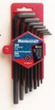 Cl�s hexagonales SAE Mastercraft, 13 pces