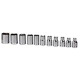 Mastercraft 12-piece 1/4-in.-Drive Socket Set