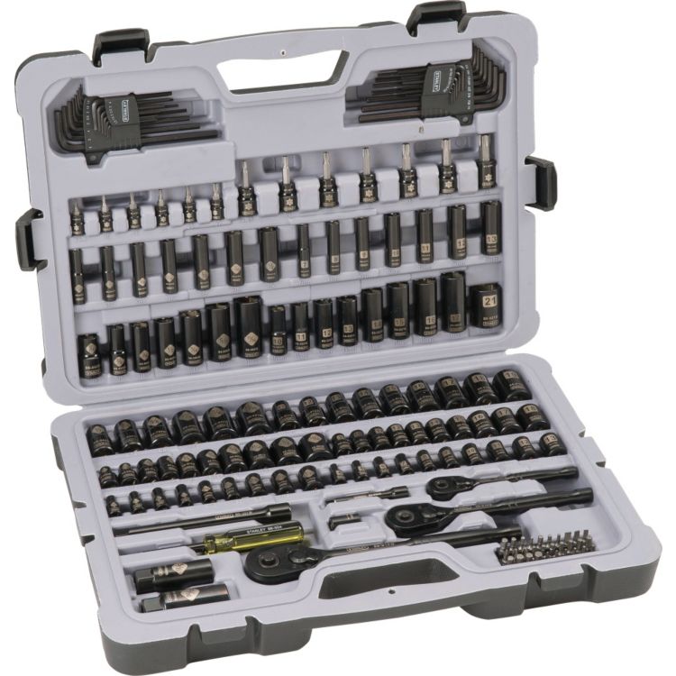 Brand New 164pc Stanley Professional Grade Black Socket Set + 36pc