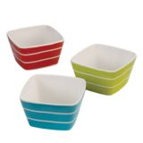 Bols � trempette Cabana, rayures