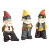 Bobble Head Rocking Gnome Statue