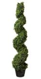 Artificial Boxwood Spiral Tree in Pot