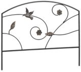 Decorative Metal Fencing with Bird and Lea...