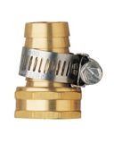 Brass Hose Mender Female End, 5/8-in