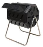 Tumbling Composter with Two Chambers