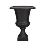 Black Fibreglass Urn