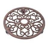 Wrought-Iron Planter Caddy