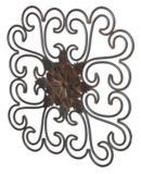 Plaque murale en m�tal pour l'ext�rieur