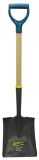 Yardworks D-Handle Squarepoint Shovel