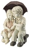 Assorted Bench Children Garden Sculptures