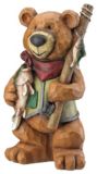 Assorted Fishing Bears Garden Sculptures