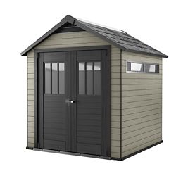 ... wood plastic composite shed 7 5 x 7 ft fusion wood plastic composite