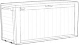 Keter Foldable Wood-Look Deck Box