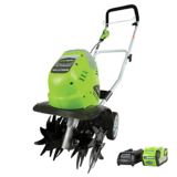 Greenworks 40V 4 ah Lithium Battery Tiller