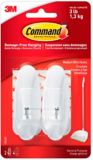 Crochets adh�sifs 3M, m�tal, moyens