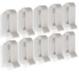 Nystrom Peel 'n Stick Wire Holders,10-Pk