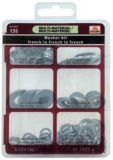 Buildex Washer Flat/Lock Kit, 156-pc