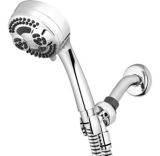 Waterpik� Twin Turbo 6-Setting Showerhead, Chrome