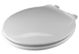 Rounded Plastic Toilet Seat