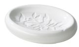 White Floral Soap Dish