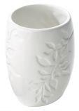 White Floral Tumbler