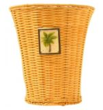 Palm Tree Wastebasket