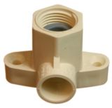 Bow CPVC Elbow Hub, Drop Ear
