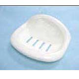 Suction-mount Soap Dish, White