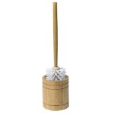 Oak Toilet Brush with Cup