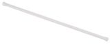 Shower Curtain Rod, Swirl, White