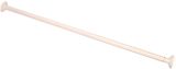 Shower Curtain Rod,Screw-mounted, White