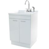 Cabinet Laundry Tub with Faucet