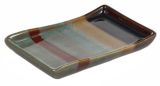Striped Ceramic Soap Dish