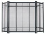 Preston Vintage 3-Panel Fireplace Screen