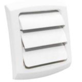 4-inch White Exhaust Cap