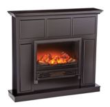 Waldorf Classic Style Black Mantle Fireplace
