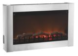 Wall Mounted Stainless Steel Madrid Fireplace