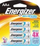 Energizer Advanced Lithium AA Batteries 4-pack