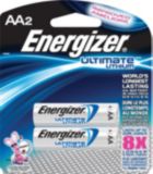 Energizer Ultimate Lithium Batteries AA 2-...