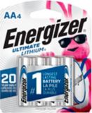 Energizer Ultimate Lithium Batteries AA 4-...