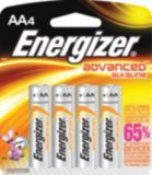 Energizer Advanced Alkaline Batteries AA 4...