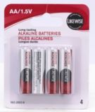 Likewise AA Batteries 4 Pack