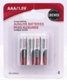 Likewise AAA Batteries 4 Pack