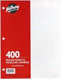 Hilroy 400 Sheets Ruled Refill Paper