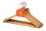 Wood Hangers, 8-pk