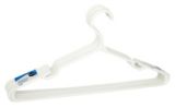 Likewise 6 Pack White Plastic Hangers