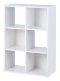 Meuble For Living, 6 compartiments, blanc